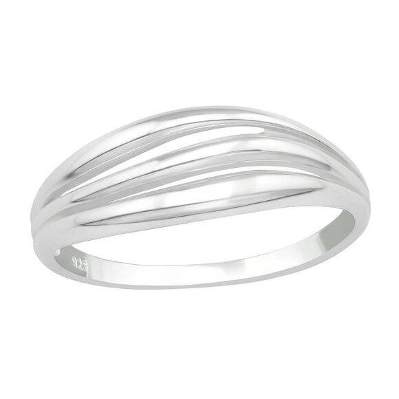 Sterling Silver Simple Ring - Picture 1 of 8